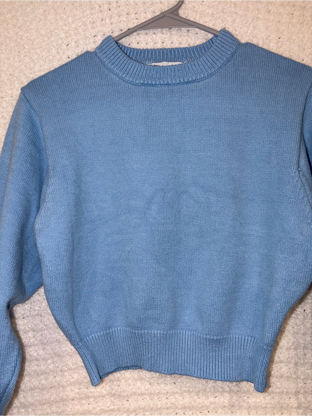 Zara Women’s Crewneck Sweater in Light Blue